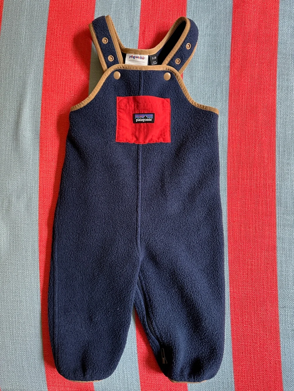 Patagonia Fleece Overalls 6-12m